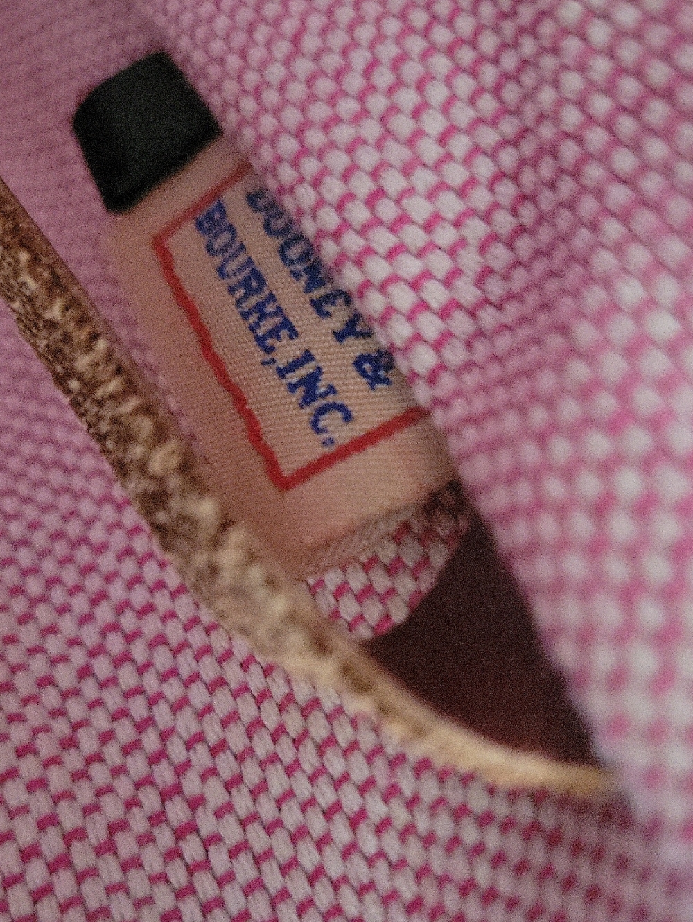 Vintage 1975 Dooney & Bourke Brown Monogram Bucket Bag with Cognac Brown Trim - Picture 14 of 16